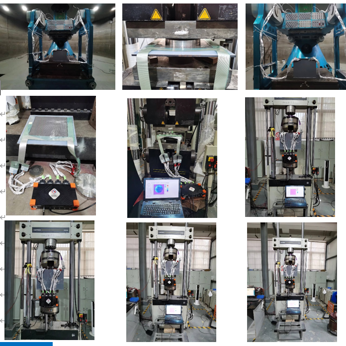 在離心機(jī)中鋼柱對鐵盒壓力分布測試 在離心機中鋼柱對鐵盒壓(yā)力(lì)分(fèn)布測試